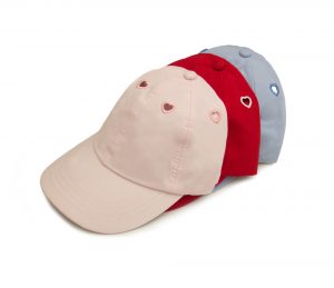 Gorra Corazón. Dry Fit Diseño para chavas y niñas. 