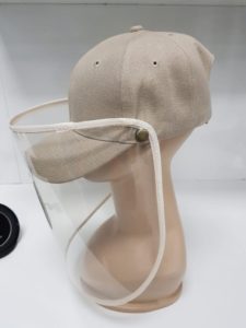 Gorra con Careta Protectora Anti Partículas. Bordamos tus Logotipos para Personalizarla. Gorra con Careta Protectora Anti Partículas. Bordamos tus Logotipos para Personalizarla.